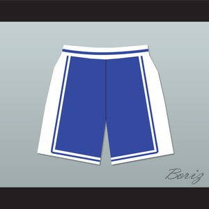 He Got Game Jesus Shuttlesworth Lincoln High School Blue Basketball Shorts