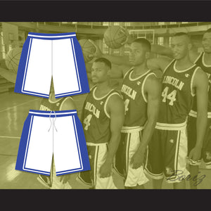 He Got Game Jesus Shuttlesworth Lincoln High School White Basketball Shorts