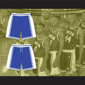 He Got Game Jesus Shuttlesworth Lincoln High School Blue Basketball Shorts