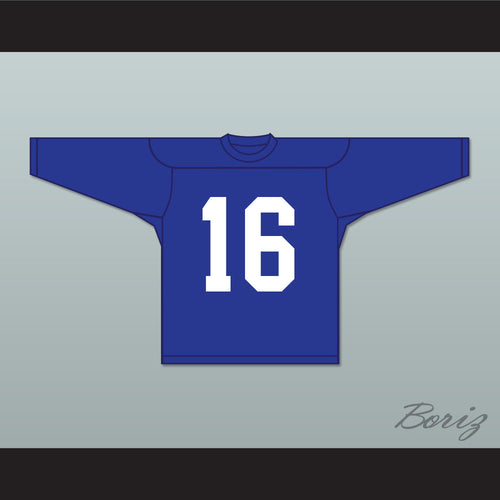 Lisa Wilkes 16 Fashion Blue Hockey Jersey