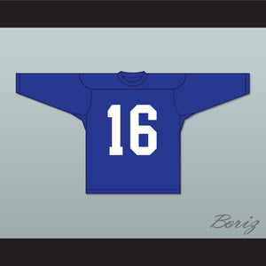 Lisa Wilkes 16 Fashion Blue Hockey Jersey