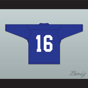Lisa Wilkes 16 Fashion Blue Hockey Jersey