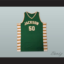 Load image into Gallery viewer, Lloyd Daniels 50 Andrew Jackson High School Green Basketball Jersey