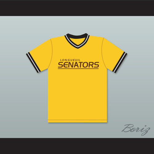 Player 9 Longueuil Senators Beer League Baseball Jersey Spaceman