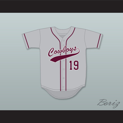 Lorenzo Cain 19 Madison County High School Cowboys Gray Baseball Jersey 1
