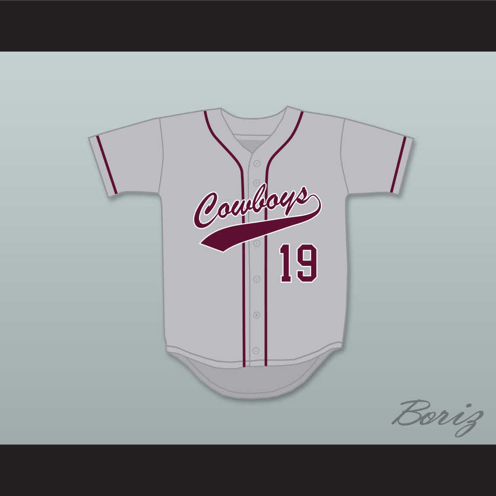 Lorenzo Cain 19 Madison County High School Cowboys Gray Baseball Jersey 1