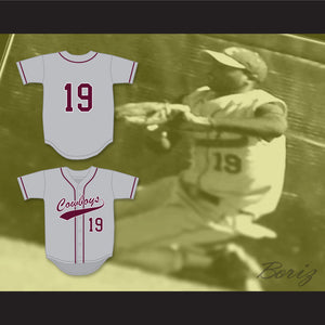 Lorenzo Cain 19 Madison County High School Cowboys Gray Baseball Jersey 1