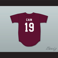Load image into Gallery viewer, Lorenzo Cain 19 Madison County High School Cowboys Maroon Baseball Jersey 2