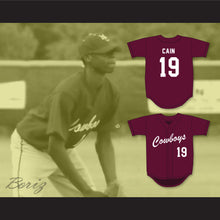 Load image into Gallery viewer, Lorenzo Cain 19 Madison County High School Cowboys Maroon Baseball Jersey 2