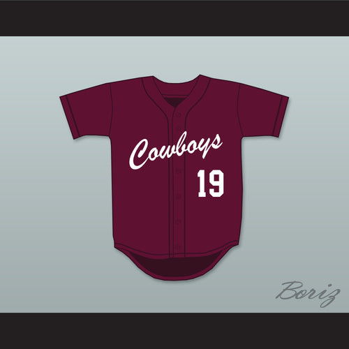 Lorenzo Cain 19 Madison County High School Cowboys Maroon Baseball Jersey 1