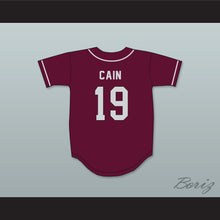 Load image into Gallery viewer, Lorenzo Cain 19 Madison County High School Cowboys Maroon Baseball Jersey 4