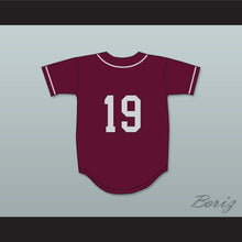 Load image into Gallery viewer, Lorenzo Cain 19 Madison County High School Cowboys Maroon Baseball Jersey 3