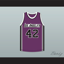 Load image into Gallery viewer, Connie Hawkins 42 Los Angeles Basketball Jersey The Fish That Saved Pittsburgh