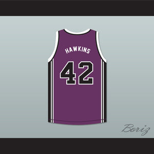 Connie Hawkins 42 Los Angeles Basketball Jersey The Fish That Saved Pittsburgh