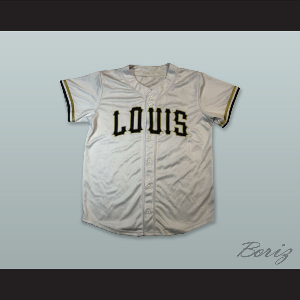Louis The Child 17 Light Silver Button Down Baseball Jersey