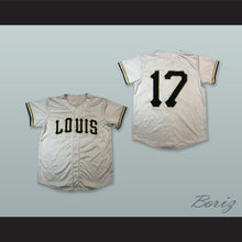 Load image into Gallery viewer, Louis The Child 17 Light Silver Button Down Baseball Jersey