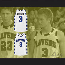 Load image into Gallery viewer, Lucas Scott 3 One Tree Hill Ravens White Basketball Jersey