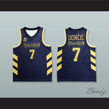 Load image into Gallery viewer, Luka Doncic 7 Real Madrid Baloncesto Spain Navy Blue Basketball Jersey
