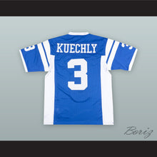 Load image into Gallery viewer, Luke Kuechly 3 St. Xavier High School Blue Football Jersey