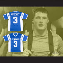 Load image into Gallery viewer, Luke Kuechly 3 St. Xavier High School Blue Football Jersey