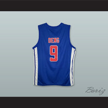 Load image into Gallery viewer, Luol Deng 9 Great Britain National Team Blue Basketball Jersey