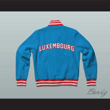 Load image into Gallery viewer, Luxembourg Varsity Letterman Jacket-Style Sweatshirt
