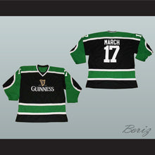 Load image into Gallery viewer, Irish Stout Beer Hockey Jersey March 17 St. Patrick's Day