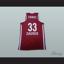 Load image into Gallery viewer, Marko Tomas 33 KK Cedevita Zagreb Basketball Jersey with Patch