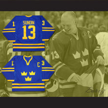 Load image into Gallery viewer, Mats Sundin 13 Team Sweden Hockey Jersey