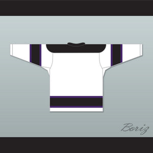 Martin Morris Brown College White Hockey Jersey