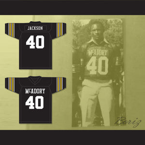 Bo Jackson 40 McAdory High School Black Football Jersey