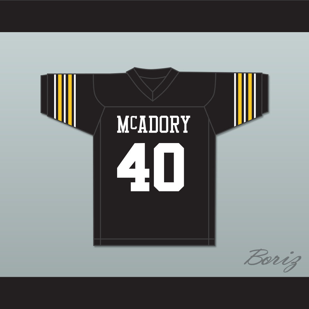 Bo Jackson 40 McAdory High School Yellow Jackets Black Football Jersey