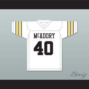Bo Jackson 40 McAdory High School Yellow Jackets White Football Jersey