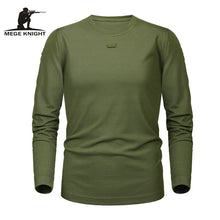 Load image into Gallery viewer, MEGE Brand Tactical Military Clothing Men's shirt Dropshipping Solid Coolmax Quick-drying Long Sleeve Army Casual Male Tee Shirt