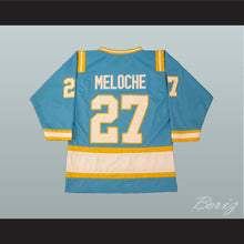 Load image into Gallery viewer, Gilles Meloche 27 California Golden Seals Light Blue Hockey Jersey