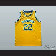 Load image into Gallery viewer, Memphis Tams Old School Yellow Basketball Jersey