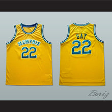 Load image into Gallery viewer, Memphis Tams Old School Yellow Basketball Jersey