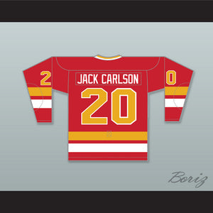 WHA 1976-77 Minnesota Fighting Saints Jack Carlson 20 Away Hockey Jersey