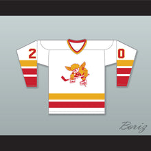 Load image into Gallery viewer, WHA 1976-77 Minnesota Fighting Saints Jack Carlson 20 Home Hockey Jersey