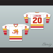 Load image into Gallery viewer, WHA 1976-77 Minnesota Fighting Saints Jack Carlson 20 Home Hockey Jersey