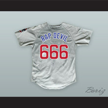 Load image into Gallery viewer, MGK 666 RAP DEVIL Gray Baseball Jersey