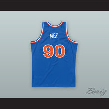 Load image into Gallery viewer, MGK 90 Old School Blue Basketball Jersey