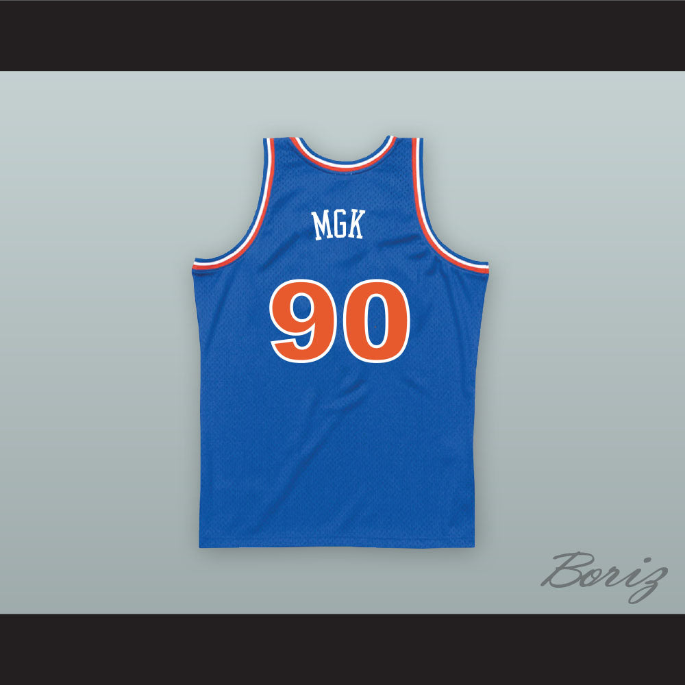 MGK 90 Old School Blue Basketball Jersey