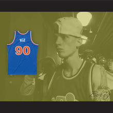 Load image into Gallery viewer, MGK 90 Old School Blue Basketball Jersey