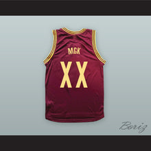Load image into Gallery viewer, MGK XX Maroon Basketball Jersey