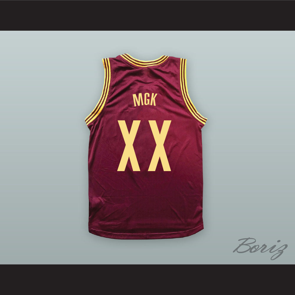 MGK XX Maroon Basketball Jersey