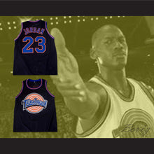 Load image into Gallery viewer, Michael Jordan 23 Tune Squad Black Basketball Jersey Space Jam