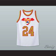 Load image into Gallery viewer, Mike Lewis 24 Pittsburgh Condors White Basketball Jersey