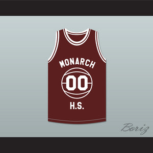 Kyle Lee Watson 00 Monarch High School Maroon Practice Basketball Jersey Above The Rim