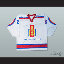 Load image into Gallery viewer, Mongolia National Team White Hockey Jersey